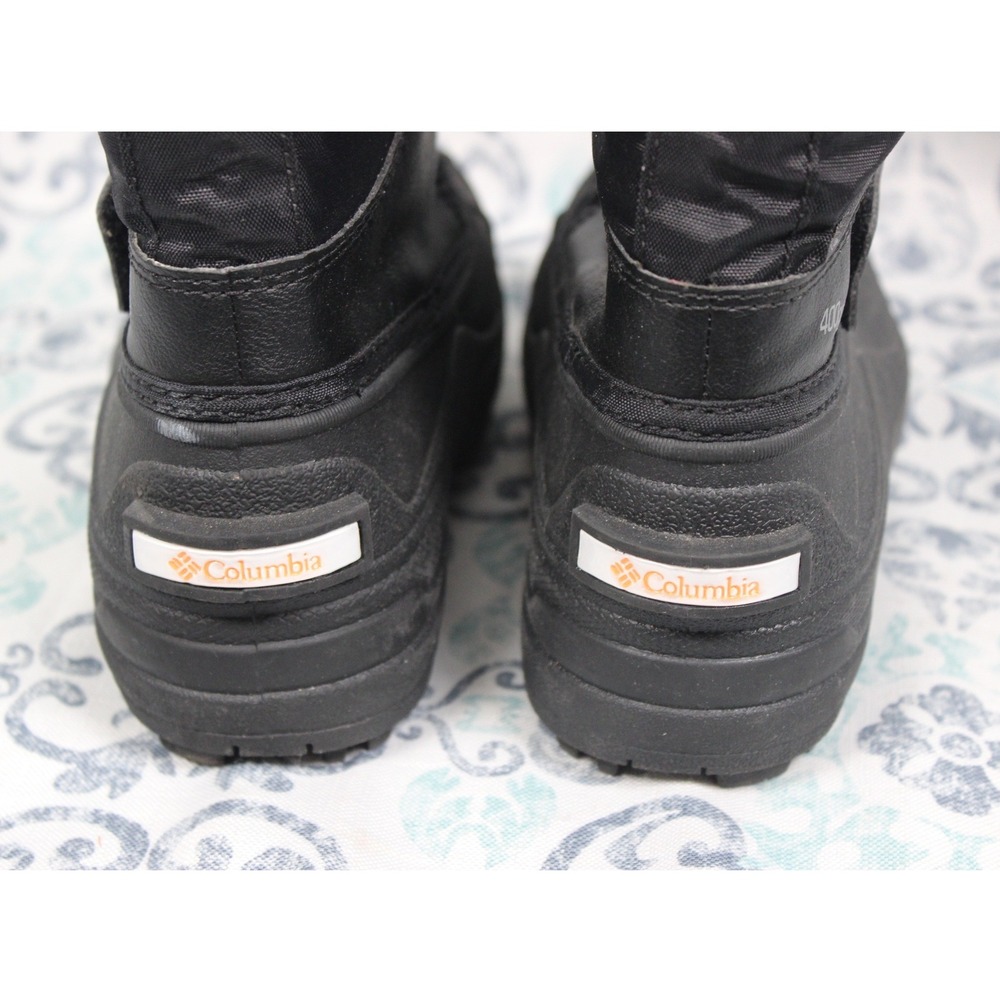 Columbia Kids Black Waterproof 400g Insulated Snow Boots BC1324-012 Size 13 - Picture 6 of 10